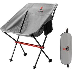 Portable Folding Camping Chair - Outdoor Compact Camping Chair for Adults, Lightweight Small Chair for Beach, Lawn, Backpacking by Croosseoutdoors