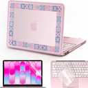 for 2026 MacBook Neo 13-inch A3404 Case, Matte Hard Plastic Cover, Slim Lightweight Anti-Scratch Smudge Resistant Shell, Minor Drop Protection with TPU Keyboard Cover & Screen Film (Pink)