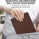 Fit for Kobo Libra H2O Case e-Reader, Lightweight Premium PU Leather Protective Cover with Auto Sleep/Wake, Black. (Brown, One Size)