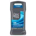 Dove Men+Care Antiperspirant Deodorant Stick, Clean Comfort, 2.7 Ounce (Pack of 6)