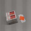 Litoexpe Double Edged Plastic Blades for Removing Decals Adhesive Residue Glass Cleaning (200, Orange)