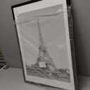 upsimples 18x24 Picture Frame, Display Pictures 16x20 with Mat or 18 x 24 Without, Wall Hanging Poster Frames, Black, 1 Pack