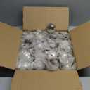 Christmas Ball Ornaments Set of 16 pcs-3.15” Silver Mercury Glass Xmas Hanging Ball Decorations for Christmas Tree, Elegant Shiny Xmas Ornaments for New Year Thanksgiving Birthdays Holiday Party