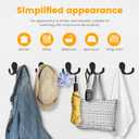 20Pcs Double Hooks For Hanging Heavy Duty Coat Hooks Bulk Double Prong Utility Hook Rustic Black Metal Hooks Wall Mounted for Living Room Bathroom Kitchen Bedroom for Towel Coat Bag Scarf Hat Key Cup