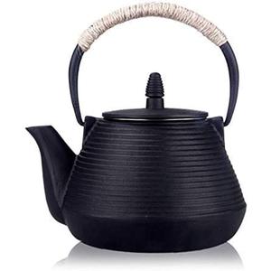suyika Japanese Tetsubin Tea Kettle Cast Iron Teapot with Stainless Steel Infuser 30 oz/900 ml