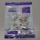 9  Pack RG6 F-Type Twist-On Coaxial Connectors, Tool-Free & Crimp-Free Design for Satellite, Internet & HD TV Cable