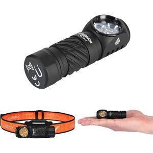 ACEBEAM H17 2.0 Rechargeable Headlamp Flashlight with Magnet and AUX Light, 2000 High Lumens LED Flashlight, 11 Modes EDC Pocket Size, Super Bright Small MINI Flash Light for Emergency,Working,Camping