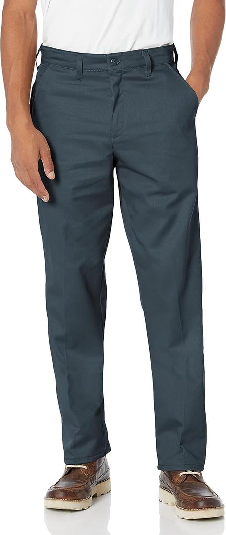 Red Kap Men's Wrinkle-Free Regular Fit Twill Blend Work Pants (L31 x W36)