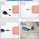 Phone Assured Retractable Phone Tether Durable Clip-On Leash for Anti-Drop & Anti-Theft Security