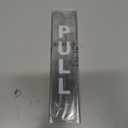 BLACK Push Pull Set Pair of Door Signs for businesses, restaurants, bars, hotels, schools, cafe. Tough 1.6 mm Thickness Material, Durable, Guaranteed not to Tear