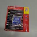 Sharpie Creative Markers, Water-Based Acrylic, Brush Tip, Assorted Colors, 12 Count Arts & Crafts, Kids Activity, School Classroom; Works on Paper, Metal, Wood, Ceramic, Glass, Rock, Canvas