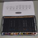 Derwent Colored Pencils, Procolour Pencils, Drawing, Art, Metal Tin, 72 Count (2302508)