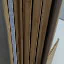 Mino Kesper Natural 37-74" Wide Dog Gate for Stair, Bamboo Dog Gates for The House Doorways, Freestanding Pet Gates for Dogs, Doogie Puppy Fence Gate