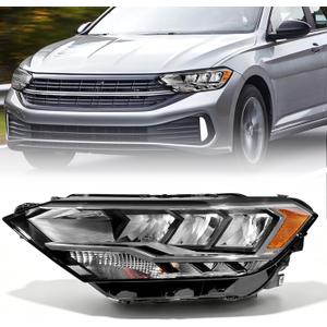 Zhaoyang Headlight Assembly Compatible with 2019-2023 Volkswagen Jetta Left