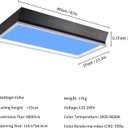 Smart Blue Sky Ceiling Light Natural Light Simulated Skylight Suitable for indoor bedrooms, living rooms, and basements Adjusts colour to mimic the changing light throughout the day (2*4Ft)