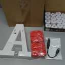 Hortsun Marry Me Light up Letters Proposal Decorations Will You Marry Me Sign Rose Petals 24 LED Candles Romantic Night Light for Proposal Engagement Wedding Anniversary Valentine's Day(Red)