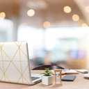 My Style Lennon Gold Geo Peel and Stick Wallpaper