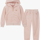 Juicy Couture Girls 2 Pieces Jogger Set, Size 6