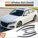 Window Visors Rain Guards Fit for Honda Accord Sedan 2018-2022 6PCS