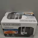 BLACK+DECKER 2-Slice Toaster, Extra Wide Slots for Bagels & Thick Bread, 6 Browning Settings, Removable Crumb Tray, Cancel Button, 850W, Black