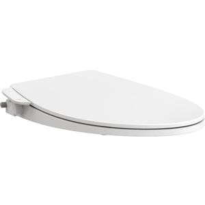 American Standard 8043A60G.020 AquaWash Essentials SpaLet Non Electric Bidet Toilet Seat With Manual Operation, White, 
Shape	Oblong
Product Dimensions	19.5"L x 14.5"W