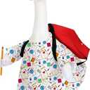 AZYM Back to School Porch Goose Outfits,4 Pcs/Set Yard Goose Statue Clothes for 23" Statue Patio Lawn Garden Decoration