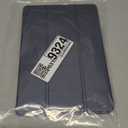 New Amazon Fire HD 10 Tablet Case(Only Fit 13th Gen, 2023 Release), Sanyetral Premium PU Leather Trifold Stand PC Clear Back Cover Case with Auto Wake/Sleep, Not for Nokia iPad Samsung -Navy Blue