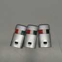 Maxcheck 3 Pcs Mexican Theme Eye Face Paint Blendable Safe Glare Reduction Mexico Flag Green White and Red Eye Face Paint for Mexican Party Sporting National Events