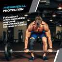 POWERLIX Leg Sleeve - Best Knee Brace for Leg Pain for Men & Women Knee Support for Running, Basketball, Volleyball, Weightlifting, Gym, Workout, Sports 