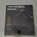 Tablet Stand with Hand Strap Universal Tablet Hand Strap Holder 360 Degree Rotating Sticky Tablets Stand Loop Fastening Handle Grip with Adjustable Length for All 7-11" Tablets