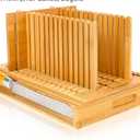 Bamboo Bread Slicer with High-Grade,Detached Piece