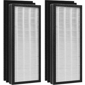 VEVA 8000 Replacement Filter, Compatible with VEVA 8000 Elite Pro Series Air Purifier, 2 HEPA Filters + 4 Pre-Filters