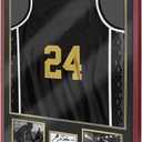 Football Jersey Frame Display Case, Jersey Shadow Box with 98% UV Protection Acrylic, Two Photos and Signature, Display Frame for Sport Basketball Hockey Baseball Shirt Uniform, Red