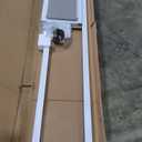 PetSafe 1-Piece Sliding Glass Pet Door for Dogs & Cats - Adjustable Height 91 7/16" to 96" - Medium, White, No-Cut DIY Install, Aluminum Patio Panel Insert, Great for Renters or Seasonal Installation