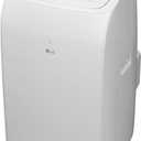 LG 10,200 BTU (DOE) / 14,000 BTU (ASHRAE) Smart Portable Air Conditioner, Cools 450 Sq.Ft. (18' x 25' room size),Smartphone & Voice Control works with LG ThinQ, Amazon Alexa and Hey Google, 115V (Bright White)