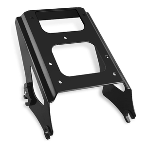 Detachable Two-UP Luggage Rack Compatible for Harley Touring Road King Electra Glide Road Glide Street Glide Gloss 2009-2013 (Black)