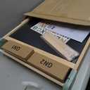 Tiny Land Easel for Kids, Double-Sided Magnetic Easel with Drawing Accessories, Adjustable Wooden Kids Art Easel with Paper Roll, Learning-Toy for 3,4,5,6,7,8 Years Old Boy & Girls Green