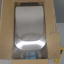 Cesun Small Bathroom Trash Can with Lid Soft Close, Step Pedal, 6 Liter / 1.6 Gallon Stainless Steel Mini Garbage Can for Office, Outdoor Trash Bin with Removable Inner Bucket (Silver)