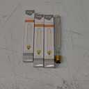 E26 Tubular LED Bulbs 4W, 3000K Soft White,Dimmable Edison Style Filament Light Bulb, T10 Vintage Bulb 40 Watt Equivalent, E26 Medium Base 400LM,Clear Glass Cover, 7.3in(185mm),4-Pack