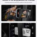 andobil for iPhone 15 Pro Case [360 Ring Stand] [Compatible with Magsafe] Military Drop Protection Non-Yellowing Magnetic 15 Pro Slim Thin Phone Case for Men Women - Ultra Clear, 6.1 inches