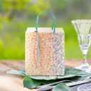 Cheerland Floral Party Favor Bags Gift Bag Colorful Daisy Flower Paper Goodie Pastel Candy for Wildflower Tea Party Baby Shower Girls Birthday Fairy Garden Suppliens Vivid Favors Pack of 8