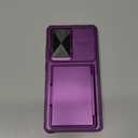 for Samsung Galaxy S25 Ultra Wallet Case, Card Holder (4-5 Cards), RFID Block, Slide Camera Cover & Military Grade Drop, Hard Heavy Duty Men Women Phone Case for Samsung Galaxy S25 Ultra, Purple