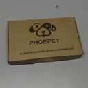 PHOEPET No Pull Dog Harnesses for Small Dogs Reflective Adjustable Front Clip Vest with Handle 2 Metal Rings 3 Buckles [Easy to Put on & Take Off] (XS, Black)