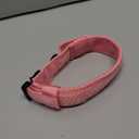 Tactical Dog Collar, Adjustable Military Training Nylon Dog Collar with Control Handle and Heavy Quick-Release Metal Buckle for Small Medium Large Dogs, Light Pink S (Small :Width 1",Neck 11.4-13.7")