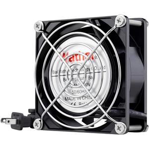 Wathai AC Axial Fan 110V 120V 80mm x 25mm Ventilation Exhaust Fan with AC Plug, for DIY Cooling Projects