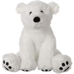 Apricot Lamb Toys Plush White Polar Bear Stuffed Animal Soft Cuddly Perfect for Child White Polar Bear 8 Inches