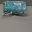 Stainless Steel Snack Containers, 4 Pack Grab and Go Snack Containers Reusable, Double Compartment Food Storage Containers with Lids, Lunch Box Containers for Travel, Outdoor Camping and Daily Use