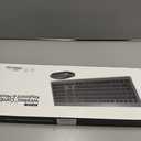 Wireless Keyboard and Mouse Combo - Ultra-Slim Design Full Size Quiet Keyboard with 3 DPI Adjustable Wireless Mouse,Sleep Mode,2.4G Cordless Thin Keyboard Mouse Set for Windows,Mac,Laptop (Black Gray)