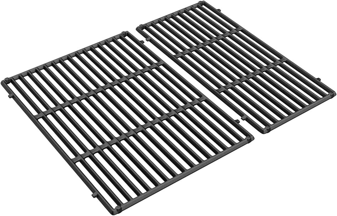 SafBbcue 7853 18.75" Cast Iron Grill Grates for Weber Genesis II E310 S310 E315 E335 S335 Replacement Parts,Genesis S-325s E-325s EX-325s SX-325s Grill Grids & Grates Replace for Weber 66095