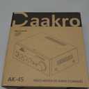 Daakro AK45 Stereo Audio Amplifier,300W Home 2 Channel Wireless Bluetooth 5.0 Power Amplifier System, Home Amplifiers FM Radio, USB, SD Card, with Remote Control Home Theater Audio Stereo System